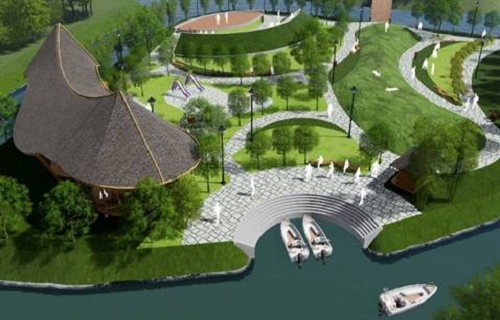 Rawzan Landscape Top View